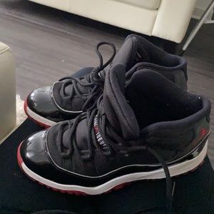 Black and Red Jordans